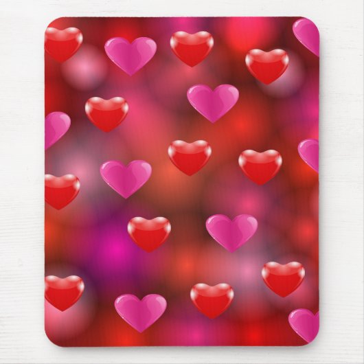 Valentijn Hearts Muismat (Voorkant)