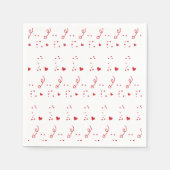 Valentijn Hearts Papier Servet (Voorkant)