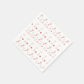 Valentijn Hearts Papier Servet (Hoek)