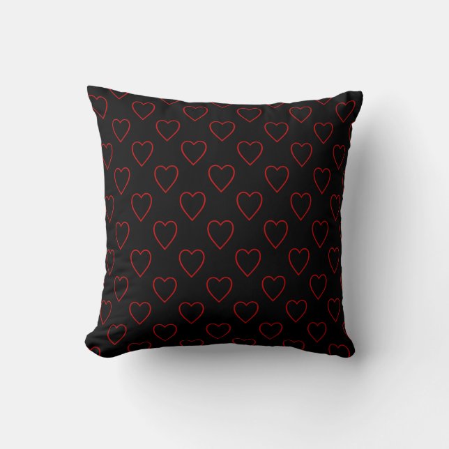 Valentijn Hearts Pillow Kussen (Voorkant)
