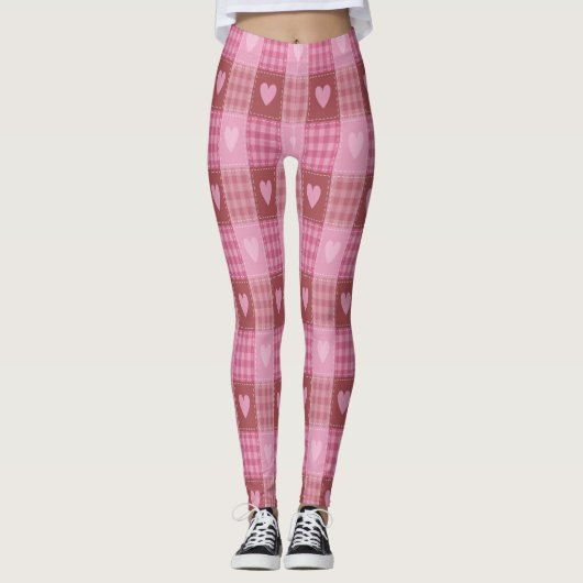 Valentijn Hearts Pset Leggings (Voorkant)