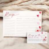 Valentijn Hearts Recept Kaart voor Vrijgezellenfee