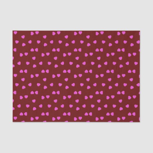 Valentijn Hearts Sprinkles Tissuepapier (Voorkant)