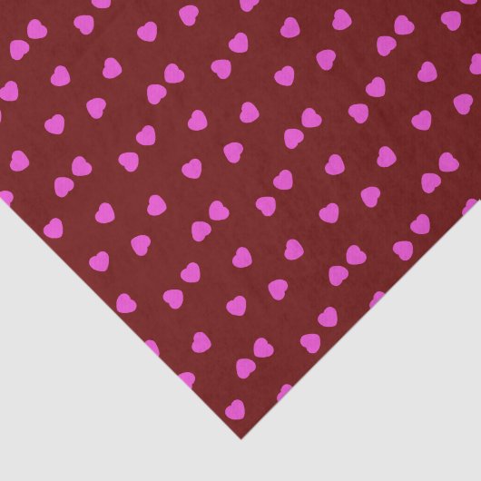 Valentijn Hearts Sprinkles Tissuepapier (Detail)