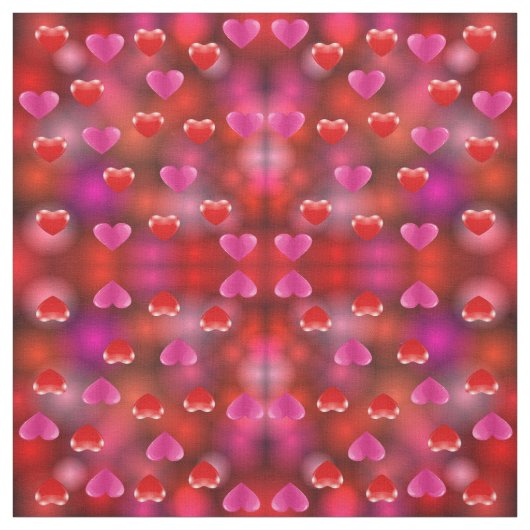 Valentijn Hearts Stof (Swatch)