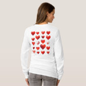 Valentijn Hearts T-shirt (Achterkant volledig)