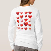 Valentijn Hearts T-shirt (Achterkant)