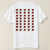 Valentijn Hearts T-Shirt (Design achterkant)