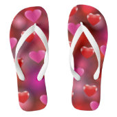 Valentijn Hearts Teenslippers (Voetbed)