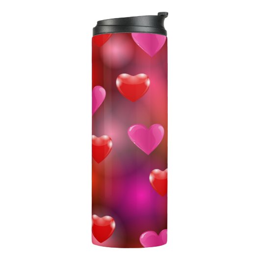 Valentijn Hearts Thermosbeker (Gedraaid links)