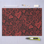 Valentijn_hearts tissuepapier - cadeauomslag (Craft)