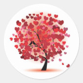 Valentijn Hearts Tree Stickers (Voorkant)