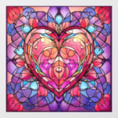 Valentijn Hearts Window Cling Raamsticker (Vel)