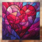 Valentijn Hearts Window Cling Raamsticker (Vel 2)