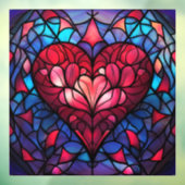 Valentijn Hearts Window Cling Raamsticker (Vel 3)