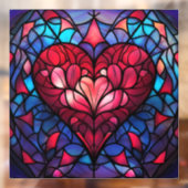 Valentijn Hearts Window Cling Raamsticker (Vel 2)