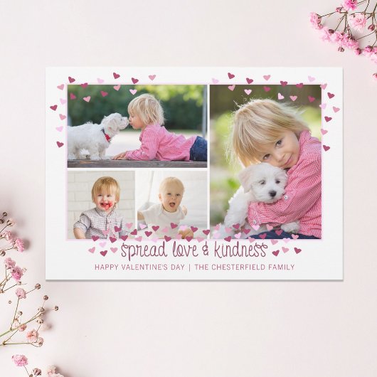 Valentijn HEEFT GEHEUGEN 4 VERSPREIDING VAN DE Fot Feestdagenkaart