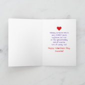 VALENTIJN - HELIKOPTER - NAAM INVOEGEN - BERGEN FEESTDAGEN KAART (Binnen)