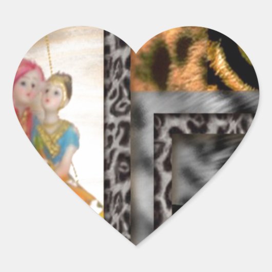 Valentijn Hero Hart Sticker (Voorkant)