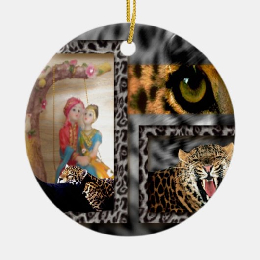 Valentijn Hero Keramisch Ornament (Voorkant)