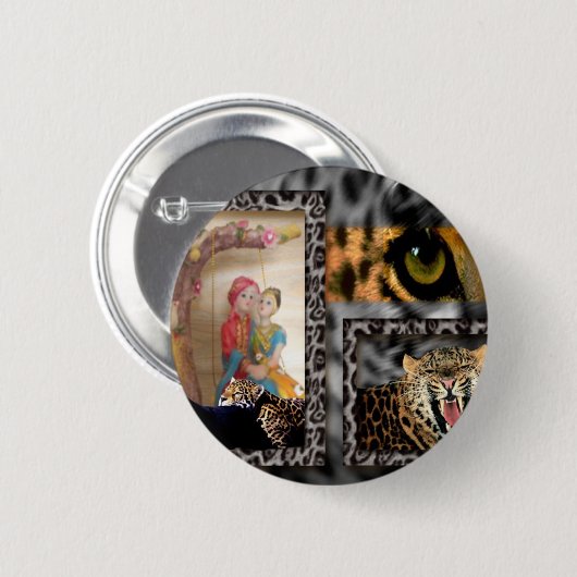 Valentijn Hero Ronde Button 5,7 Cm (Voorkant /achterkant)