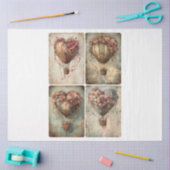 Valentijn-heteluchtballonnen Tissuepapier (Craft)