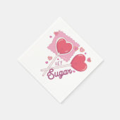 Valentijn Hey Sugar Servet (Hoek)