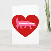 valentijn honingbadger feestdagen kaart (Voorkant)