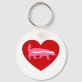 valentijn honingbadger sleutelhanger (Voorkant)