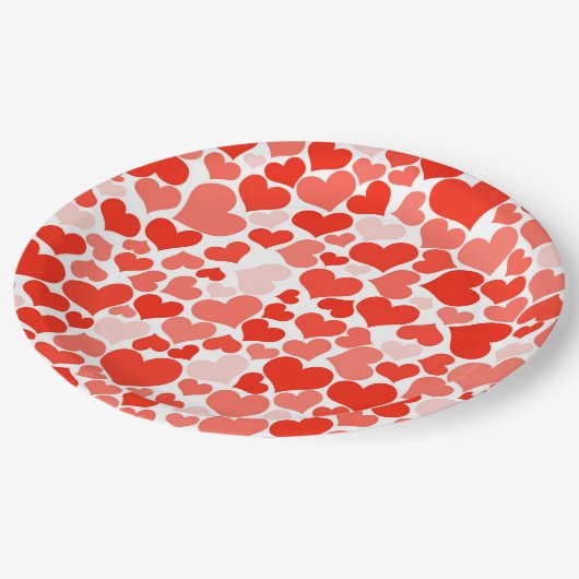 Valentijn hoort papieren Borden Papieren Bordje (Gekanteld)