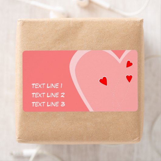 Valentijn hoort Sjabloon voor label (Insitu)