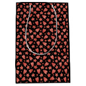 Valentijn Hoorten & sterren Patroon Gift Bag Medium Cadeauzakje (Voorkant)