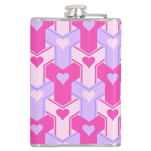 Valentijn Hoortrilflesje Heupfles (Achterkant)