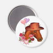 Valentijn Horse Magneet (Voorkant / Achterkant)