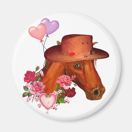 Valentijn Horse Magneet (Voorkant)