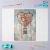 Valentijn Hot Air-ballon Tissuepapier (Craft)