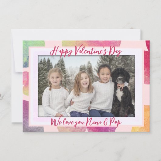 Valentijn houdt van je grootouders met een platte  (Voorkant)