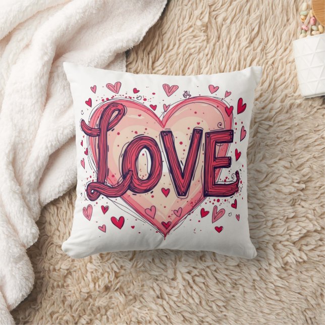 Valentijn houdt van Valentijns's dag Kussen (Deken)