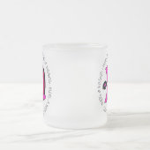 Valentijn Hugs en Kisses Matglas Koffiemok (Center)