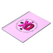 Valentijn Hugs en Kisses Notitieboek (Linkerzijde)