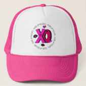 Valentijn Hugs en Kisses Trucker Pet (Voorkant)
