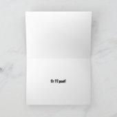 Valentijn Humor Calico Perzische Kat Kaart (Binnen)