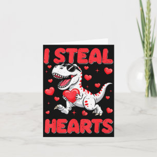 Valentijn I steel harten Trex Dino Peuter Kinderen Kaart