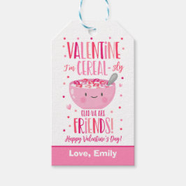 Valentijn Ik ben Cereal Classroom School Preschool Cadeaulabel