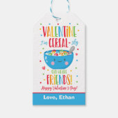 Valentijn Ik ben Cereal Classroom School Preschool Cadeaulabel (Voorkant)