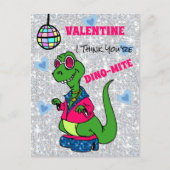 Valentijn, ik denk dat je Dino-Mite bent, disco di Briefkaart (Voorkant)