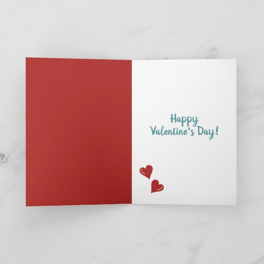 Valentijn Ik denk dat je perfecte kattenliefhebber Kaart (Binnen)