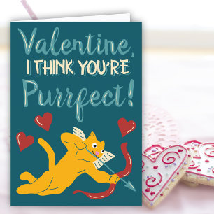Valentijn Ik denk dat je perfecte kattenliefhebber Kaart