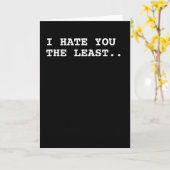 Valentijn ik haat je het minst kaart (Gele Bloem)
