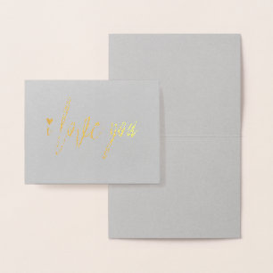 Valentijn Ik hou van je Folie Kaarten